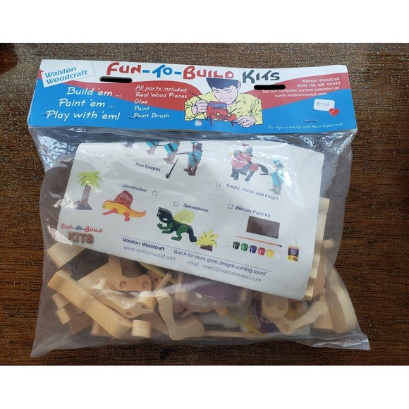 Other - Waltson Woodcraft Fun To Build Kits 5 Knights *B1